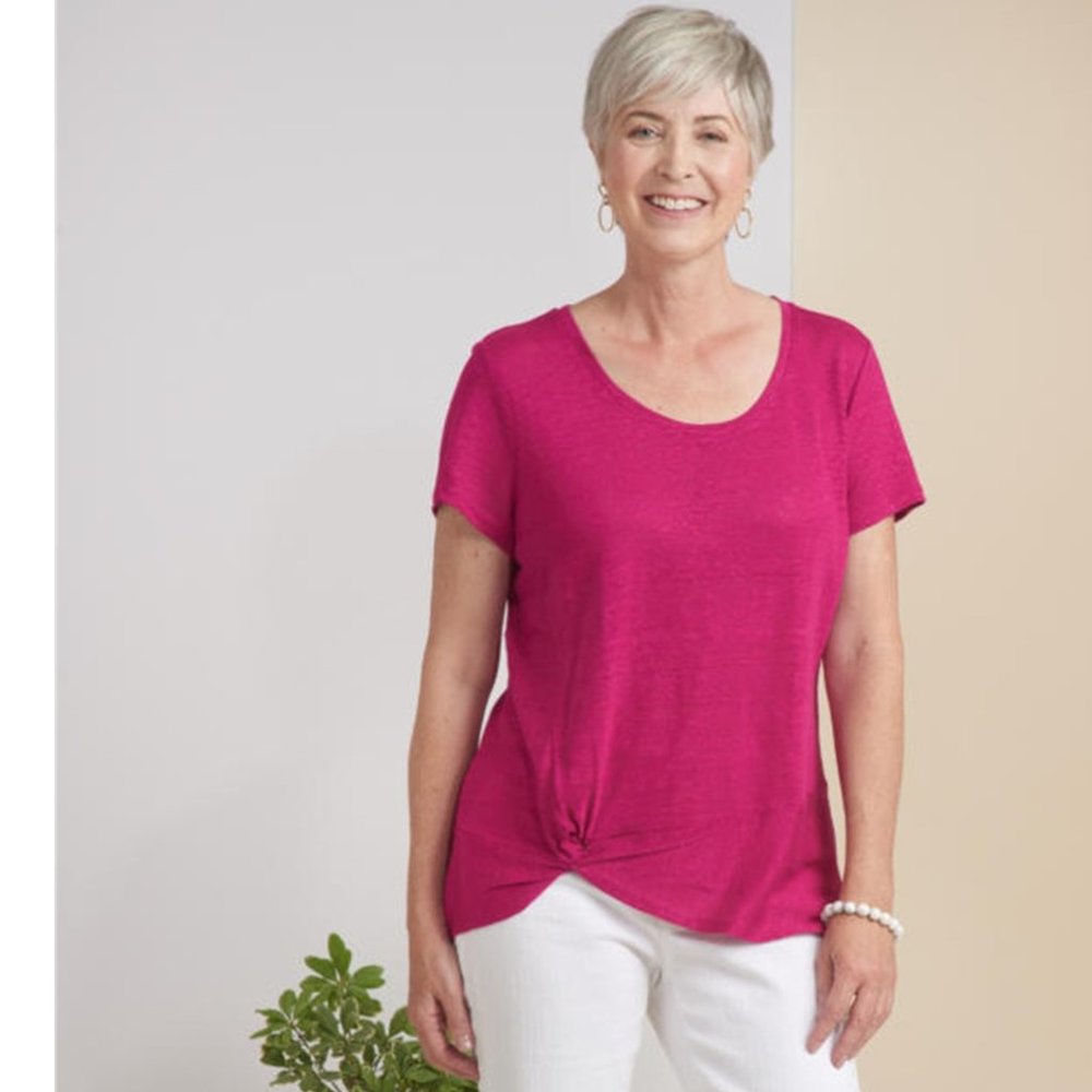 Twisted Hem T-Top